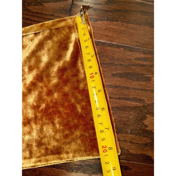 URBAN OUTFITTERS gold CRUSHED VELVET PANTS SIZE SMALL - Picture 6 of 9